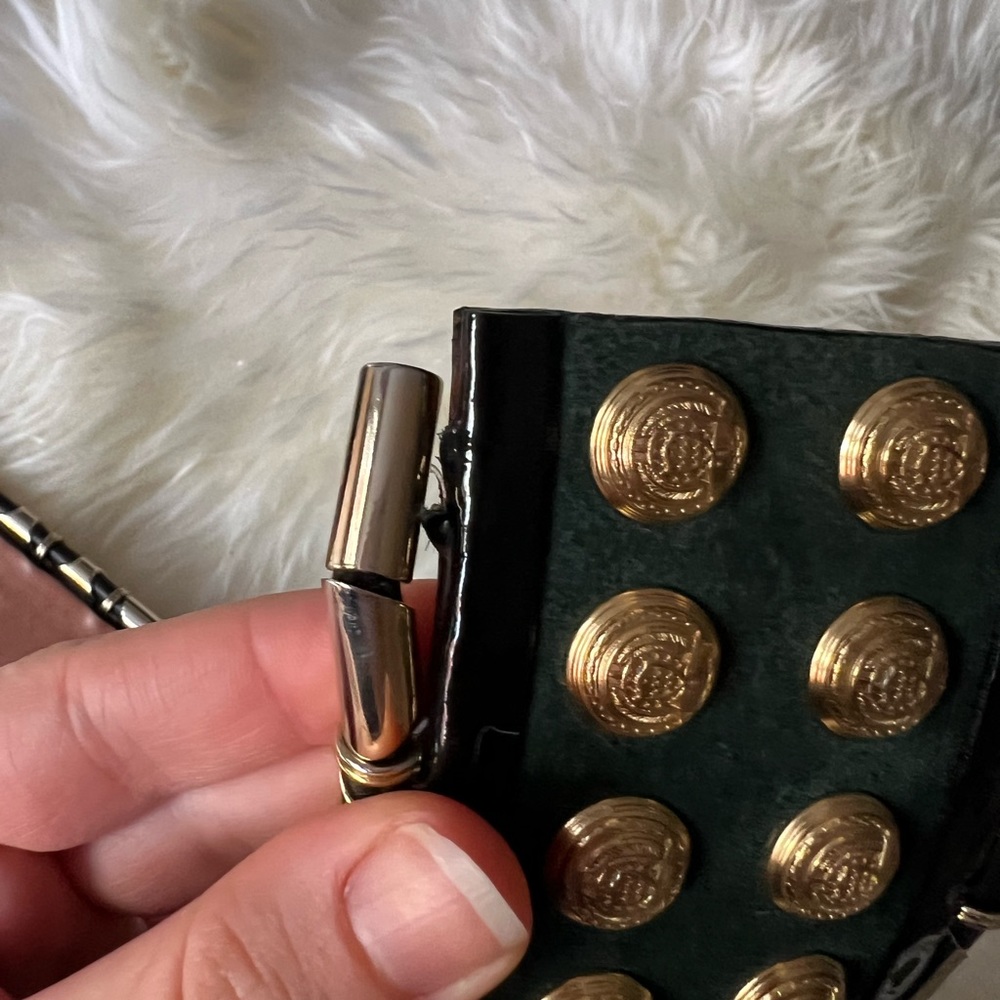 Balmain x H&M Green Suede Wide Belt - Picture 9 of 16